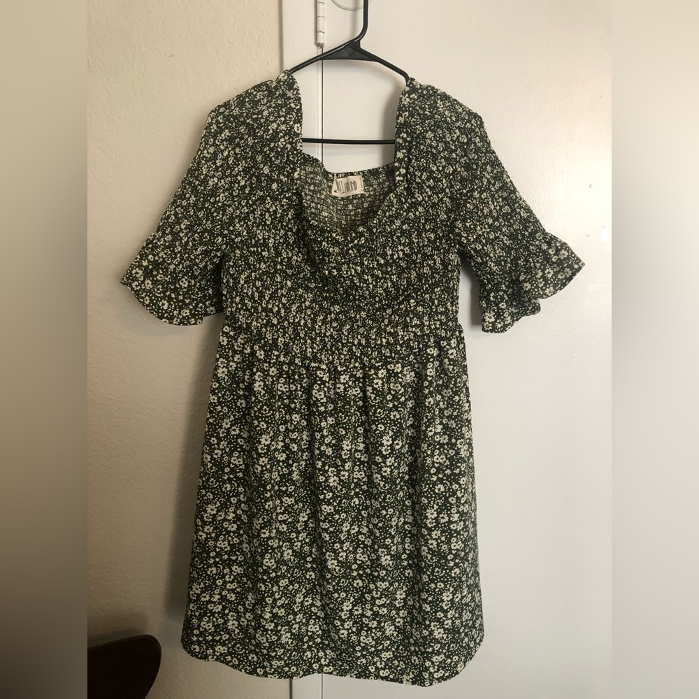 Just Found Green Floral Dress - Size 1x